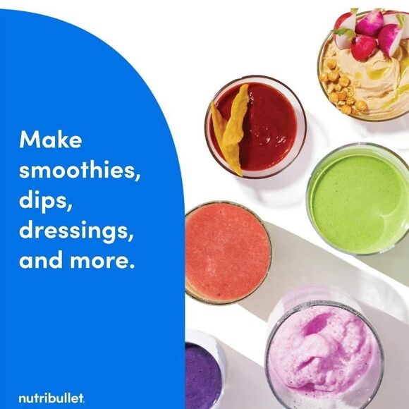 NEW Nutribullet PRO Supercharged Nutrient Extractor Blender (900W)- Indigo - Picture 9 of 10